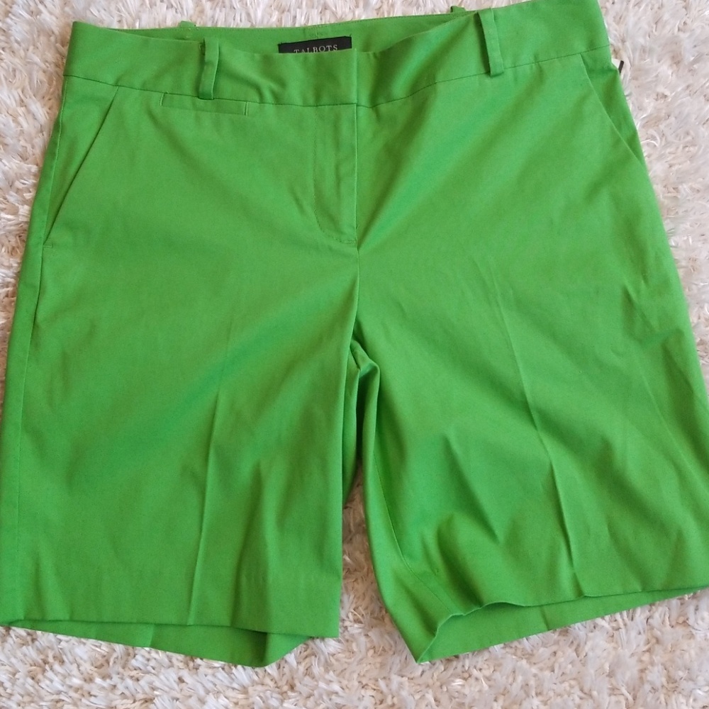 Talbots green shorts